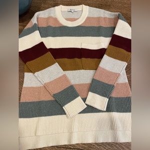 Madewell sweater neutral colors size XS